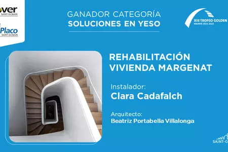 Rehabilitación Vivienda Margenat - Ganador TGG2022 - Soluciones en Yeso