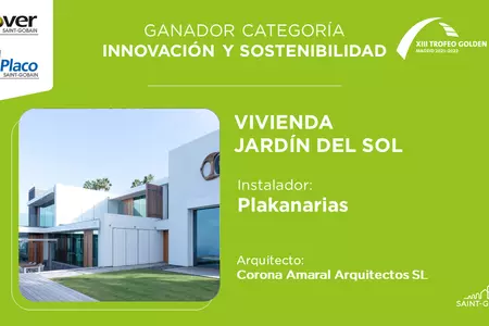 Vivienda Jardín del Sol - Carátula ganador TGG2022 - Innovación y Sostenibilidad