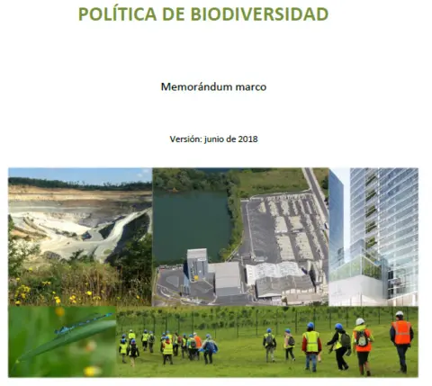 Política de Biodiversidad - Portada
